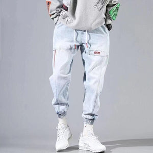 Streetwear Hip Hop Denim Cargo Pants