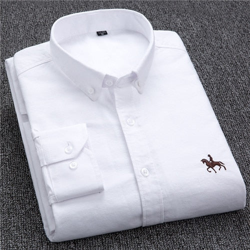 Business Oxford Long Sleeve Dress Shirt