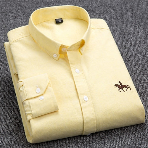 Business Oxford Long Sleeve Dress Shirt