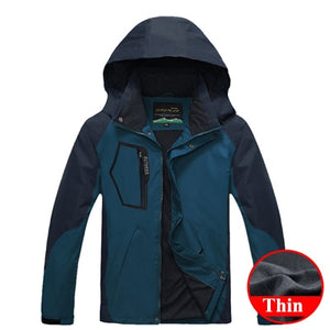 Casual Spring Autumn Waterproof Breathable Hooded Jacket