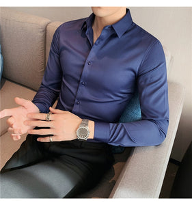 Business British Style Long Sleeve Shirt