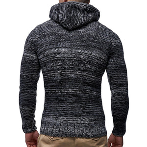 Casual Warm Knitted Fashion Hooded Pullover