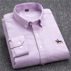 Business Oxford Long Sleeve Dress Shirt