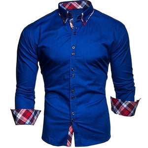 Business Slim Fit Long Sleeved Shirt