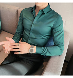 Business British Style Long Sleeve Shirt