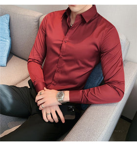 Business British Style Long Sleeve Shirt