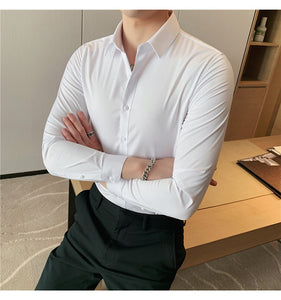 Business British Style Long Sleeve Shirt