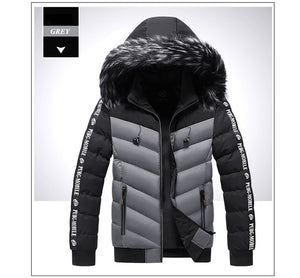 Winter Warm Parkas Thermal Fur Hooded Jacket