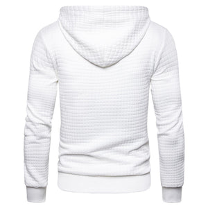 Spring Autumn Casual Solid Grid Hoodie