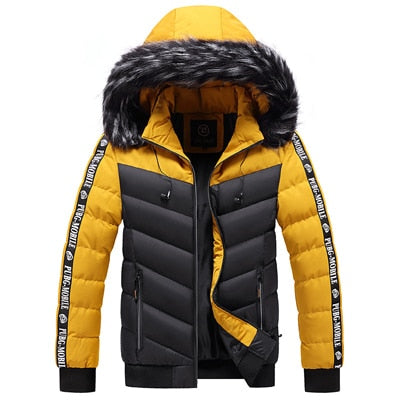 Winter Warm Parkas Thermal Fur Hooded Jacket