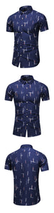 Summer breathable Printed Short sleeve shirts