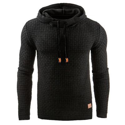 Spring Autumn Solid Long Sleeve Hoodie