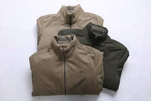 Autumn Winter Warm Cotton Solid Vintage Jacket