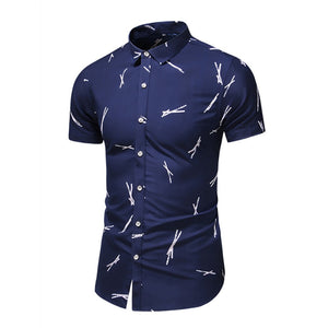 Summer breathable Printed Short sleeve shirts