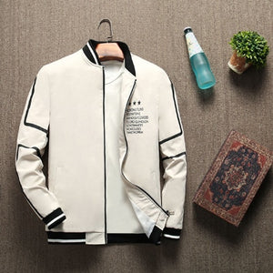 Autumn Streetwear Zipper Baseball Bomber Jacket