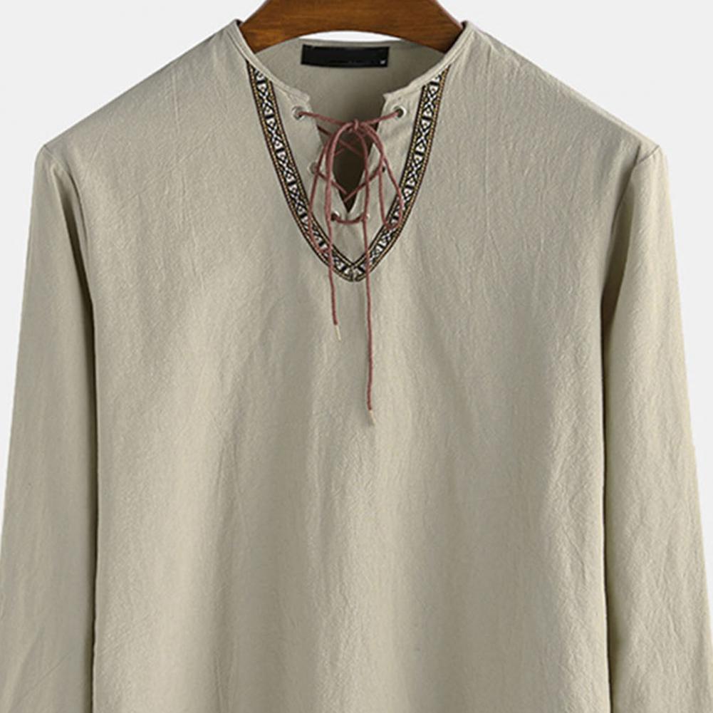 Fashion Vintage Long Sleeve Pullover Shirt