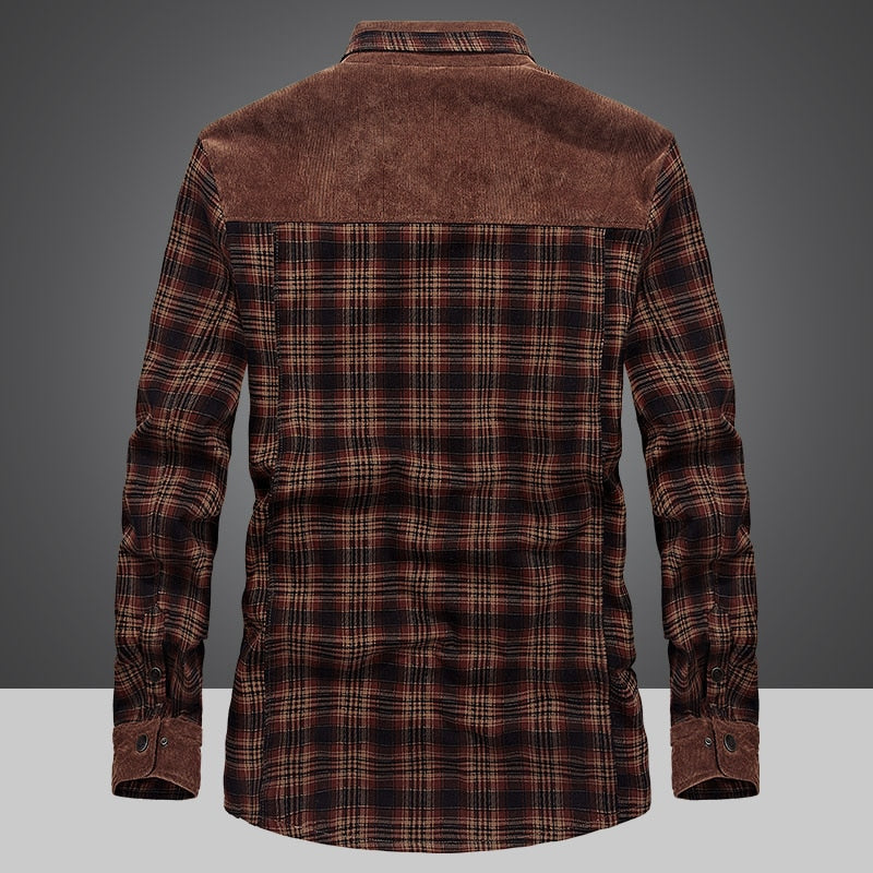 Winter Plaid Warm Fleece Scottish Jacket