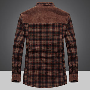 Winter Plaid Warm Fleece Scottish Jacket