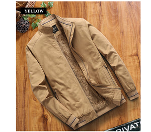 Fleece Thermal Warm Baseball Bomber Jacket