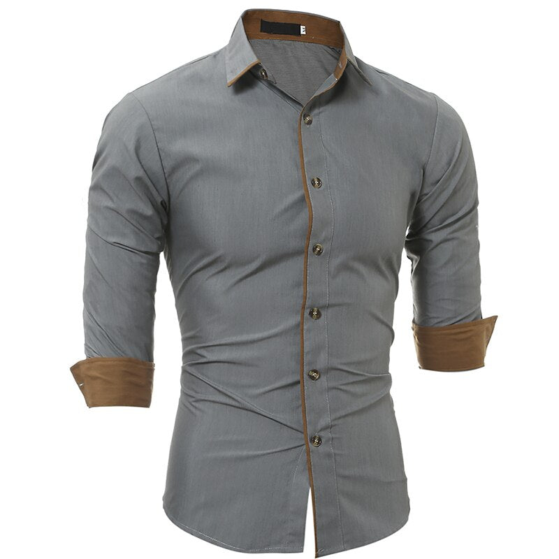 Classic Business Office Long Sleeve Shirt