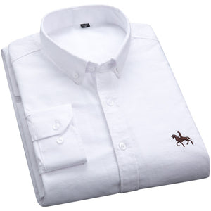 Business Oxford Long Sleeve Dress Shirt