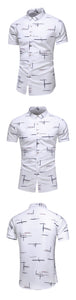 Summer breathable Printed Short sleeve shirts