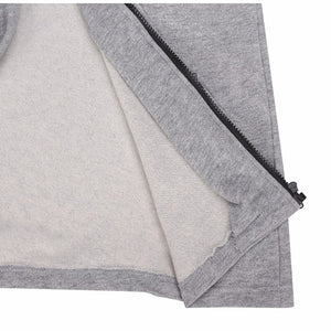 Fashion Casual Chest Zipper Pocket Hoodie