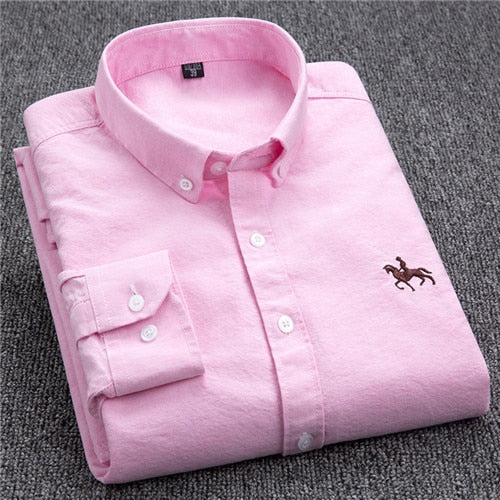 Business Oxford Long Sleeve Dress Shirt