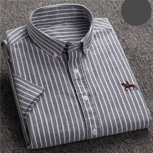 Summer Business Oxford Soft Short Sleeve Shirt