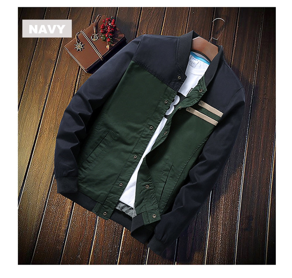 Spring Autumn Streetwear Baseball Bomber Jacket