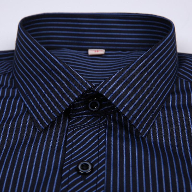 Business Striped Long Sleeve Dress Shirt