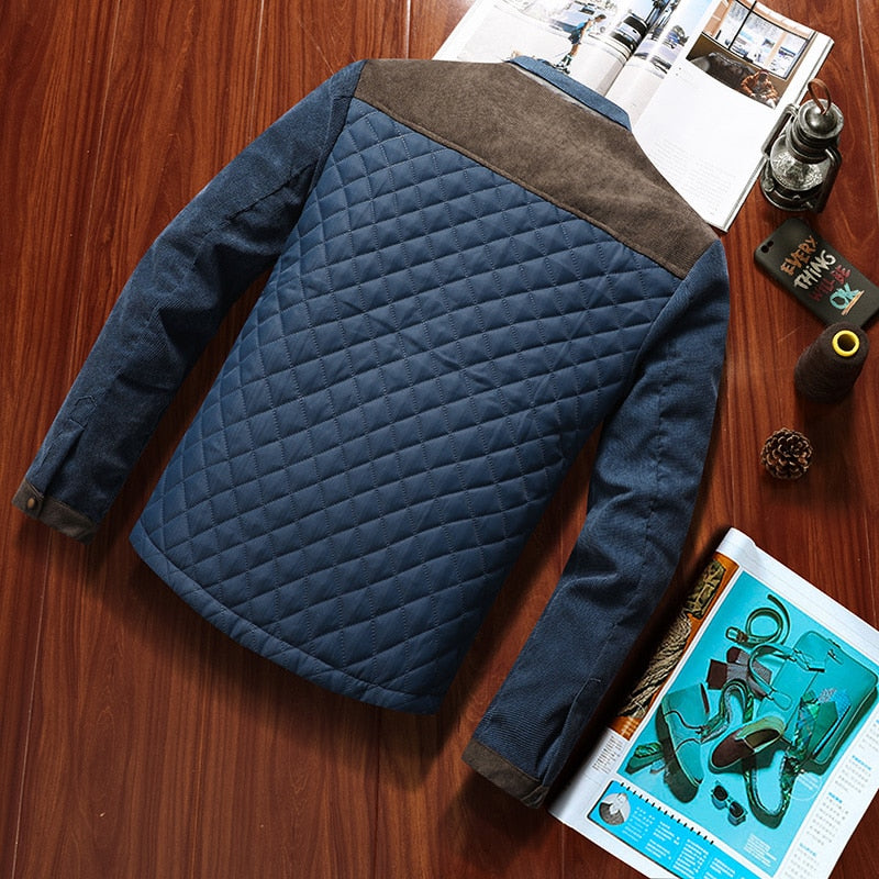 Quilted Spring Autumn Baseball Bomber Jacket