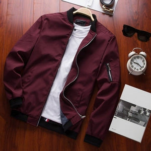 Casual Streetwear Zipper Baseball Bomber Jacket