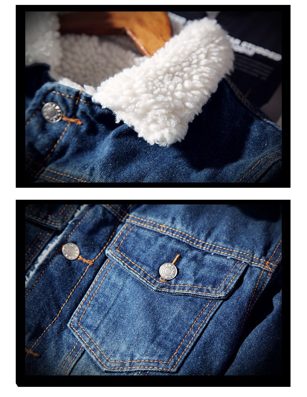 Winter Denim Warm Cowboy Jeans Jacket