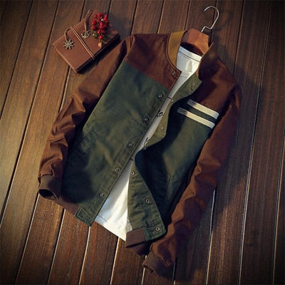 Spring Autumn Streetwear Baseball Bomber Jacket