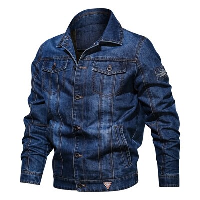 Denim Cowboy Bomber Jacket