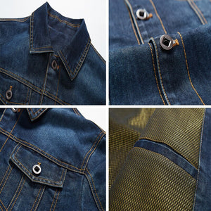 Denim Cowboy Bomber Jacket