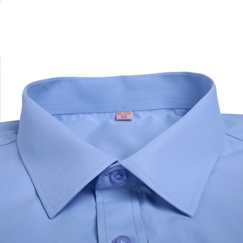 Solid Office Business Long Seeve Shirt