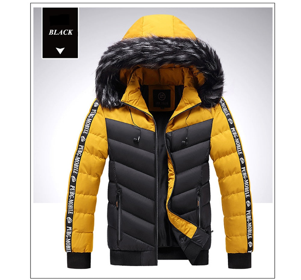 Winter Warm Parkas Thermal Fur Hooded Jacket