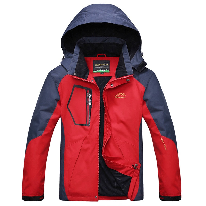 Casual Spring Autumn Waterproof Breathable Hooded Jacket