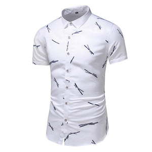 Summer breathable Printed Short sleeve shirts