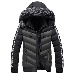 Winter Warm Parkas Thermal Fur Hooded Jacket