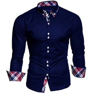 Business Slim Fit Long Sleeved Shirt