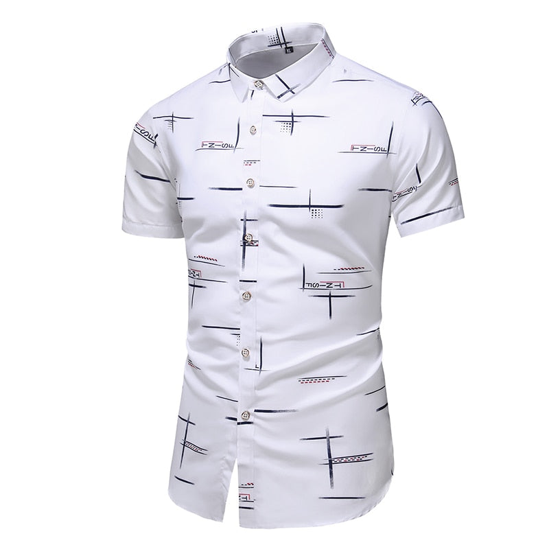 Summer breathable Printed Short sleeve shirts