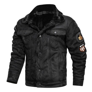 Winter Fleece Army Tactical Fur Collar Jacket