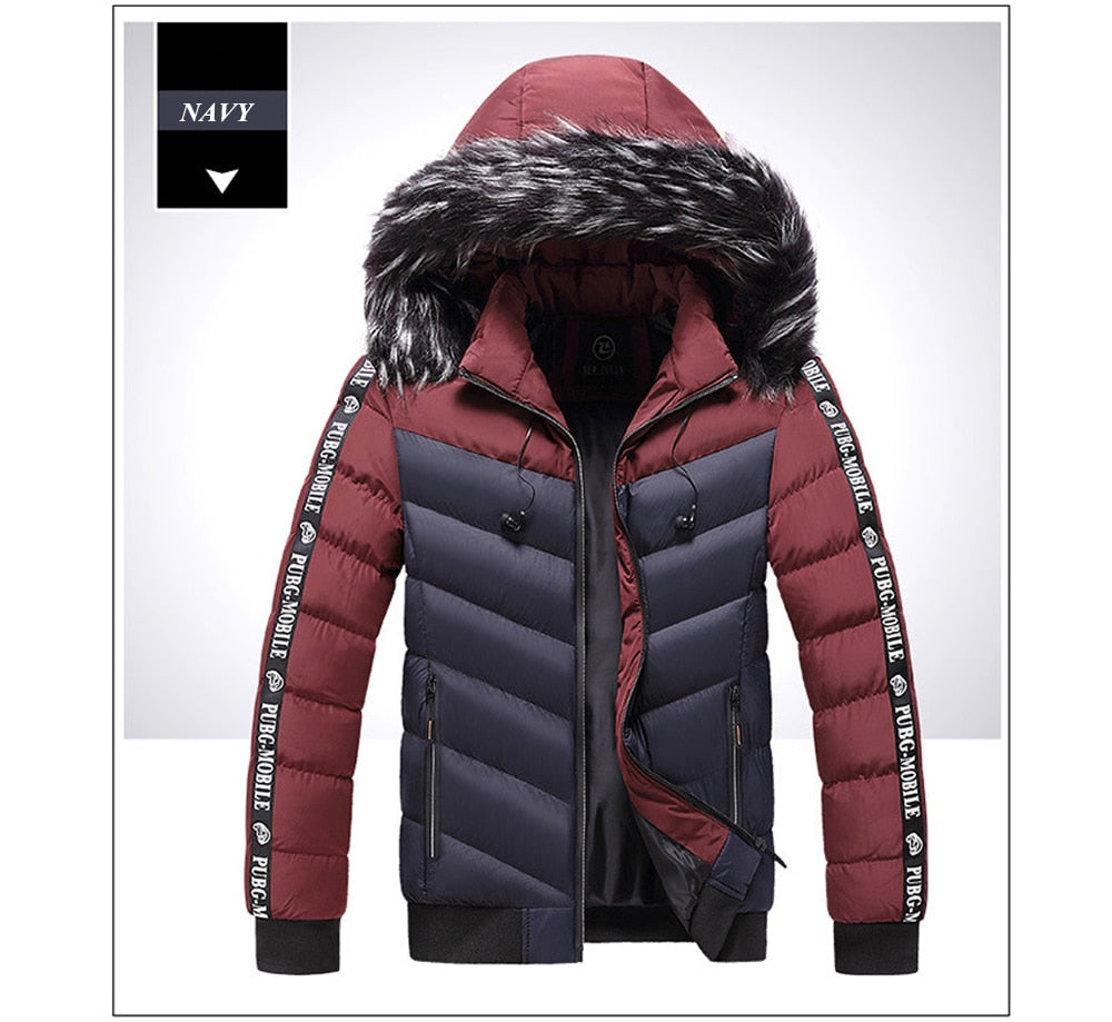 Winter Warm Parkas Thermal Fur Hooded Jacket