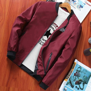 Casual Zipper Bomber Jacket