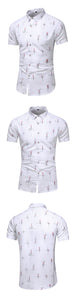 Summer breathable Printed Short sleeve shirts