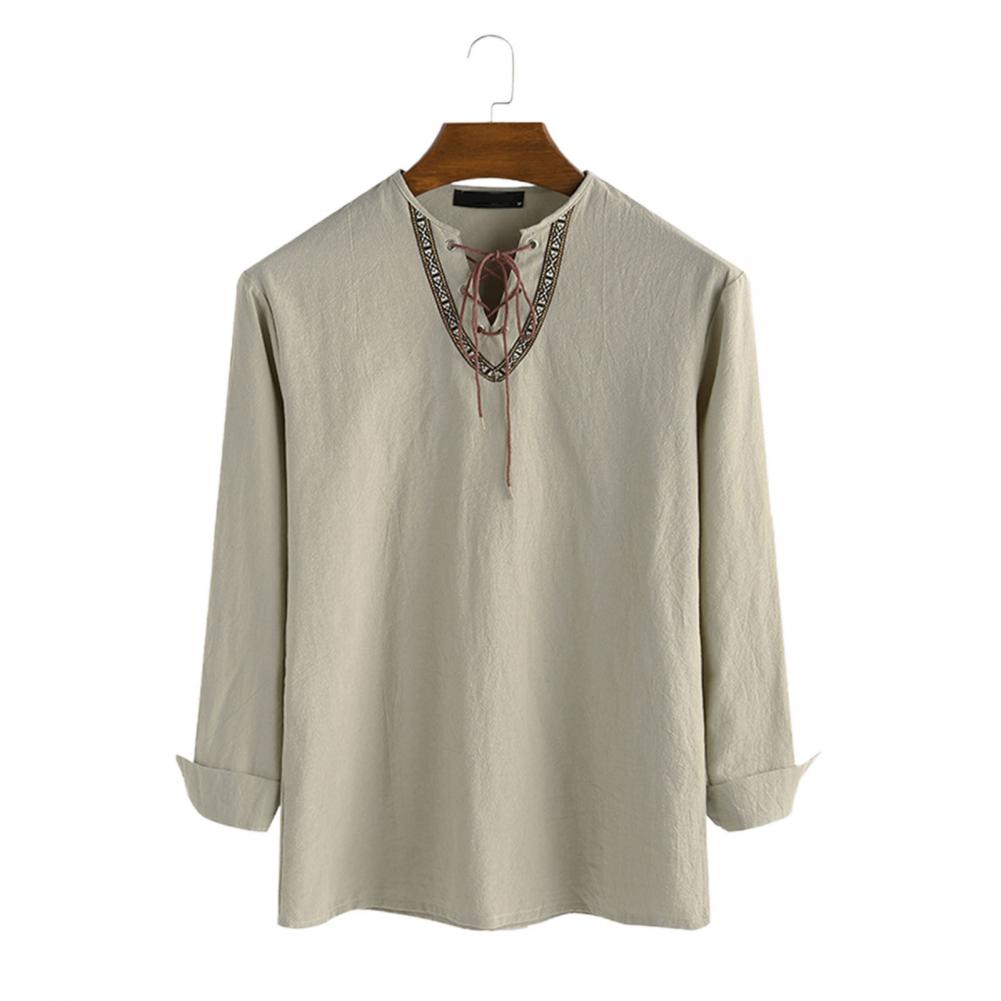 Fashion Vintage Long Sleeve Pullover Shirt