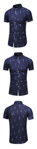 Summer breathable Printed Short sleeve shirts